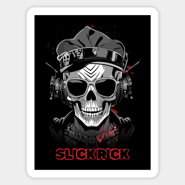 slick rick Sticker by Retro Project